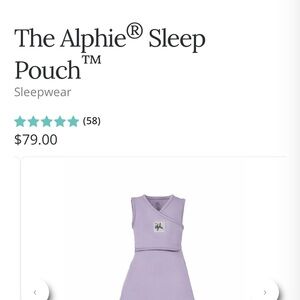 The Alphie Sleep Pouch in Lavender